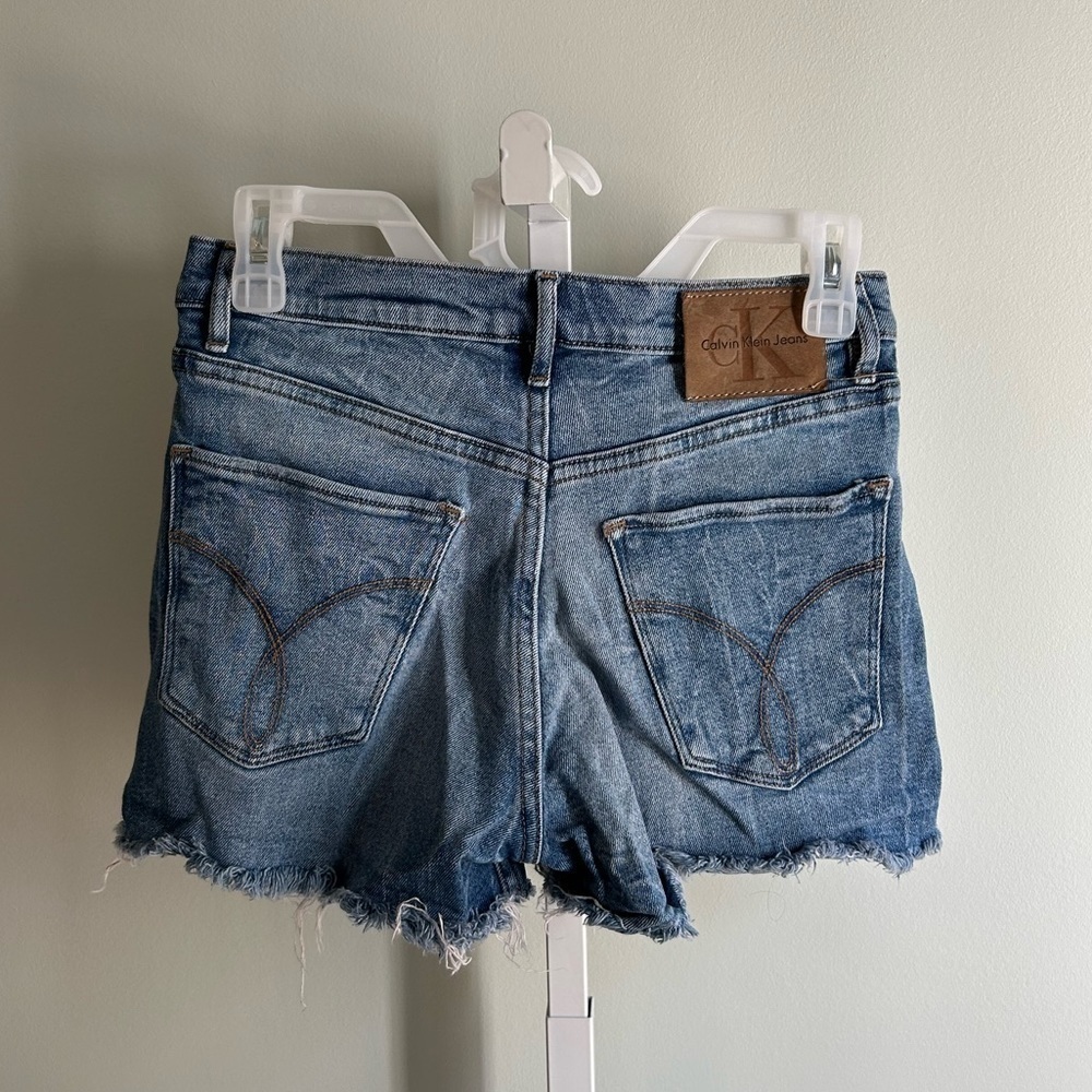 Calvin Klein Jeans Denim Cutoff Shorts - Picture 3 of 7